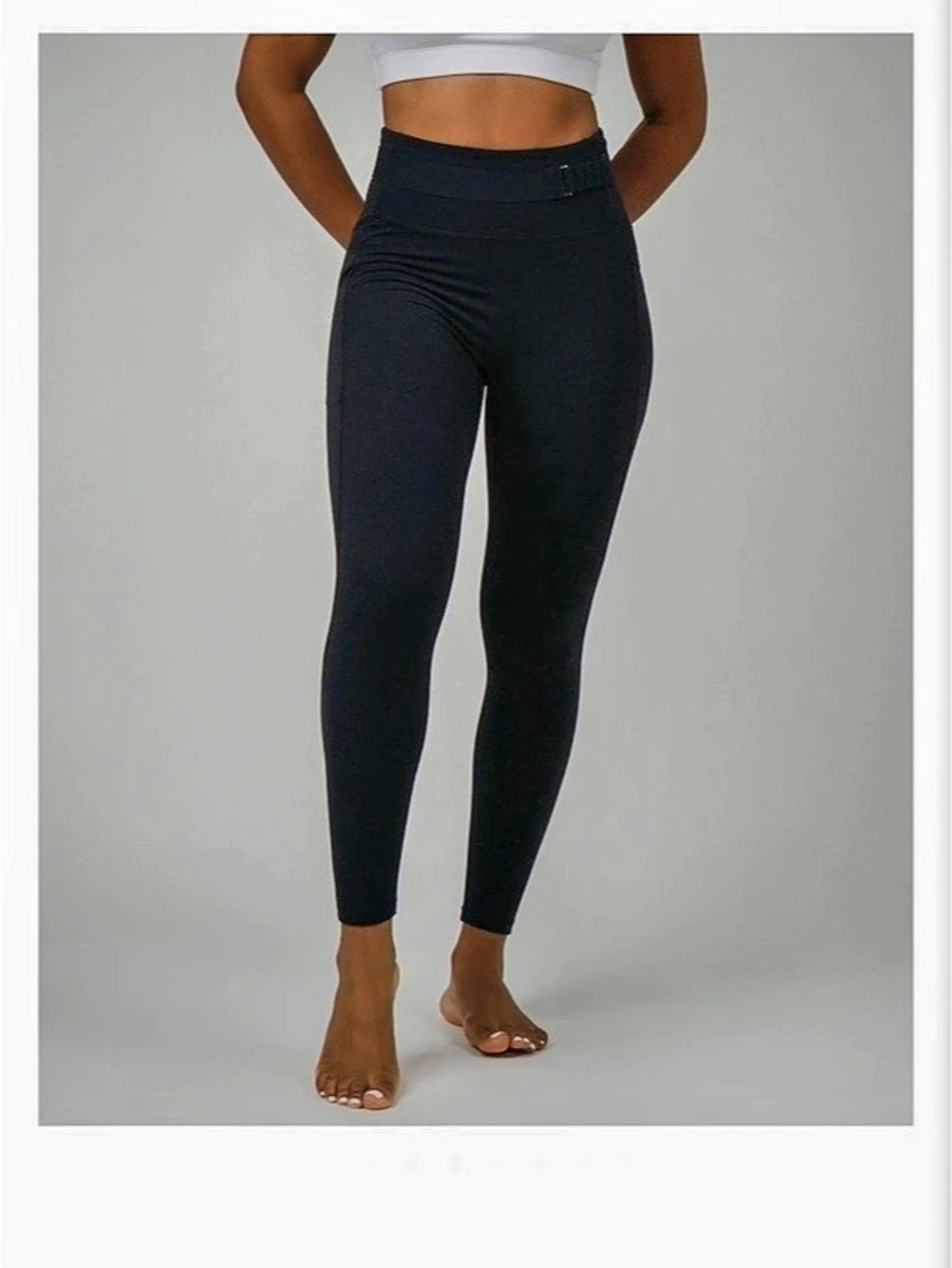 Zyia Black Euphoria 7/8 24" Black Leggings